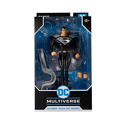 McFarlane Toys DC Multiverse Superman Black Suit Variant Action Figure - 7" Justice Lord