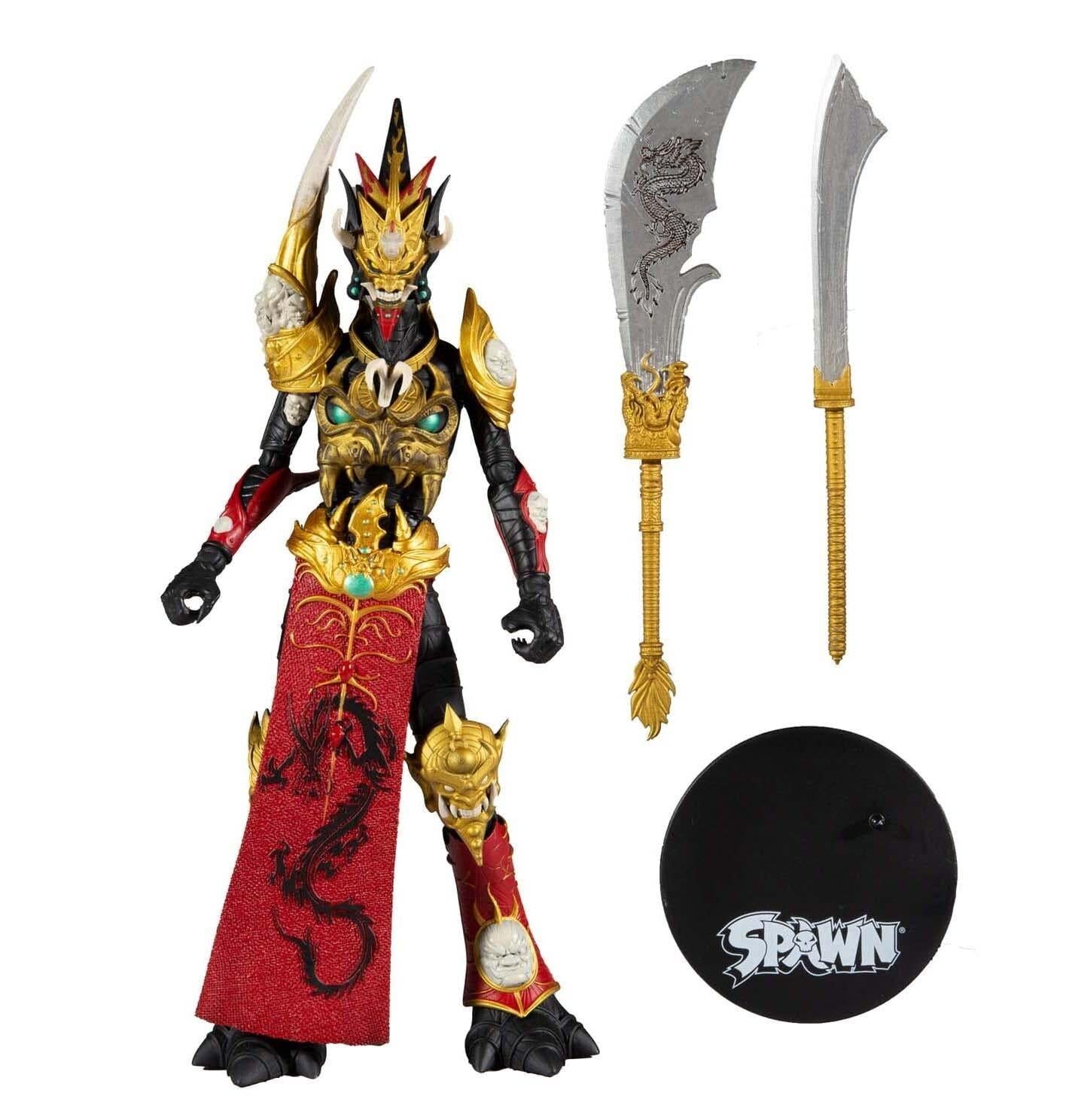 McFarlane Toys Spawn: Mandarin Spawn 7-Inch Action Figure with Two Swords and Display Base