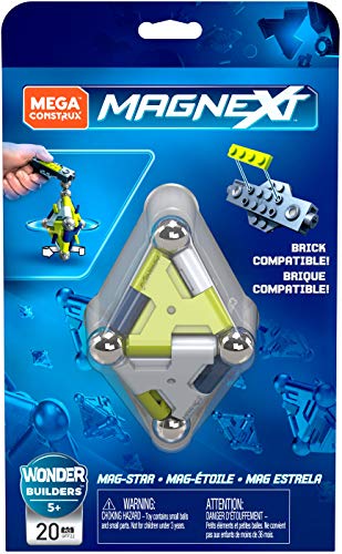Mega Construx Magnext Mag-Star Magnetic Building Set – 14 Pieces, Ages 6+