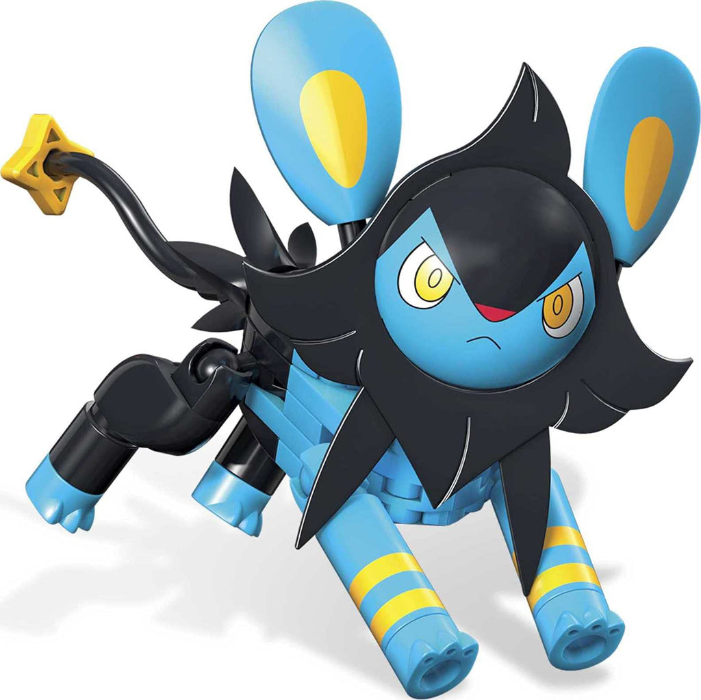 Mega Construx Pokemon Luxio Building Set - 67 Pieces with Electric Battle Effect