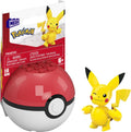 Mega Construx Pokémon Pikachu Building Set – 16-Piece Poseable Figure with Poké Ball Display (GVK60)