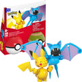 MEGA Pokémon Pikachu & Zubat Building Set with 2 Poké Balls, 40 Pieces, 2-Inch Figures for Kids Ages 7+