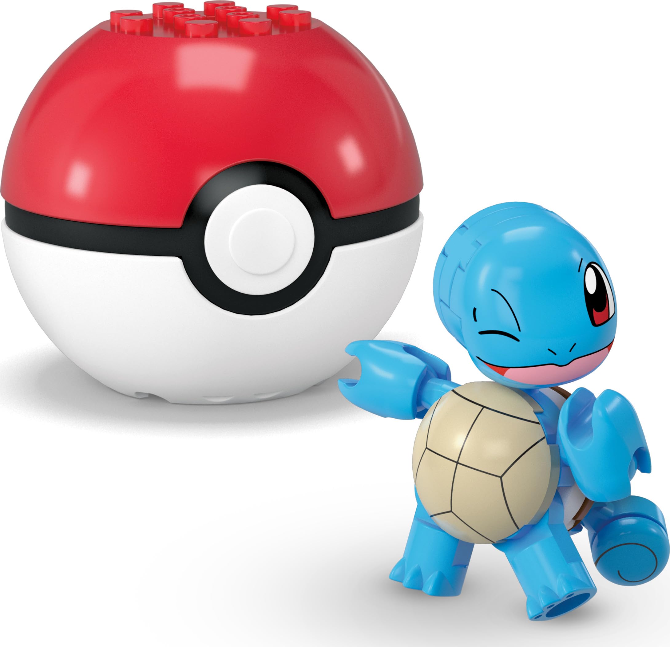 MEGA Pokémon Squirtle & Cubone Building Set – 45 Pieces, 2 Poseable Figures & Poké Balls