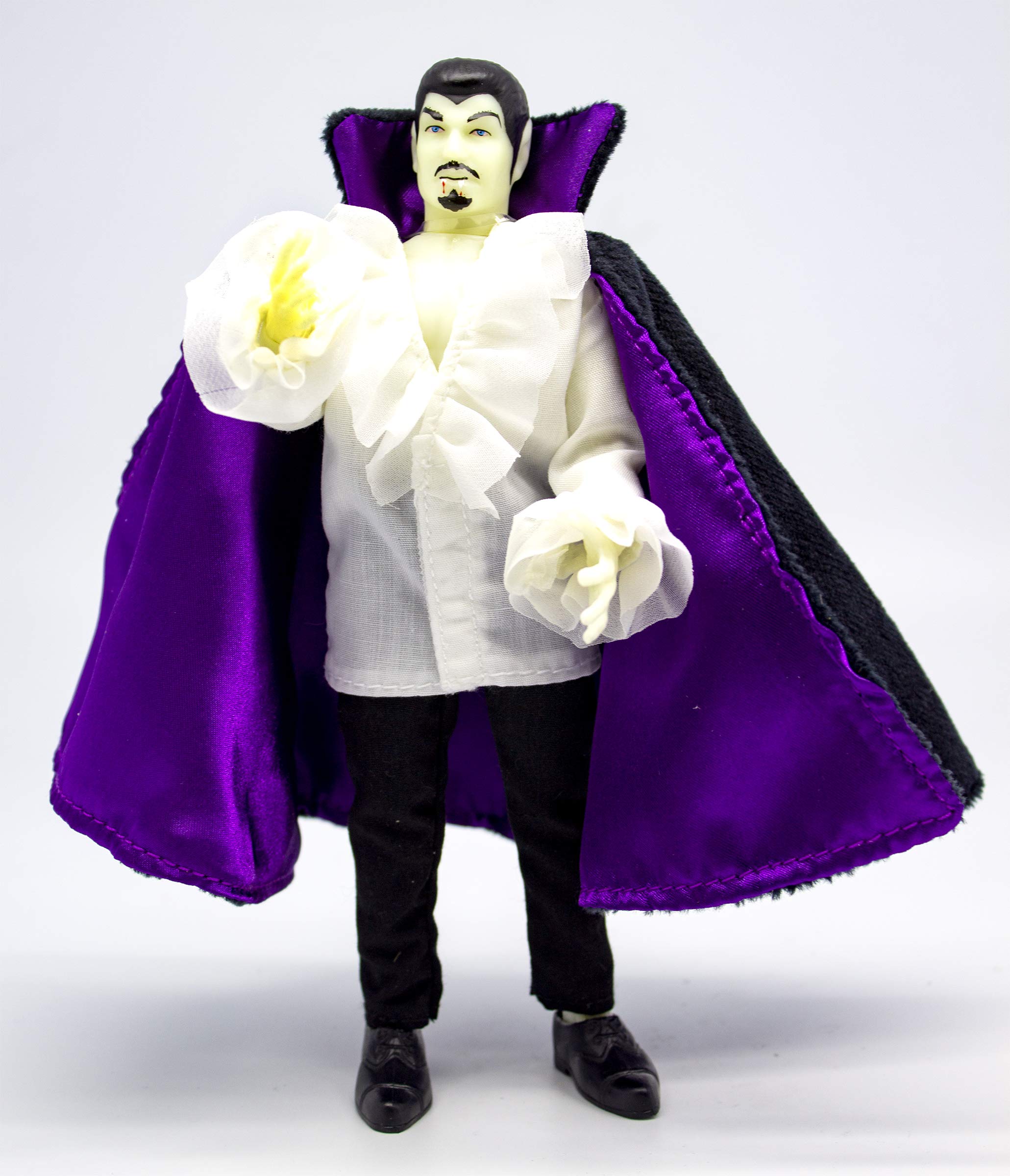 Mego Glow in the Dark Dracula Action Figure – 8" Limited Edition with Purple Cape