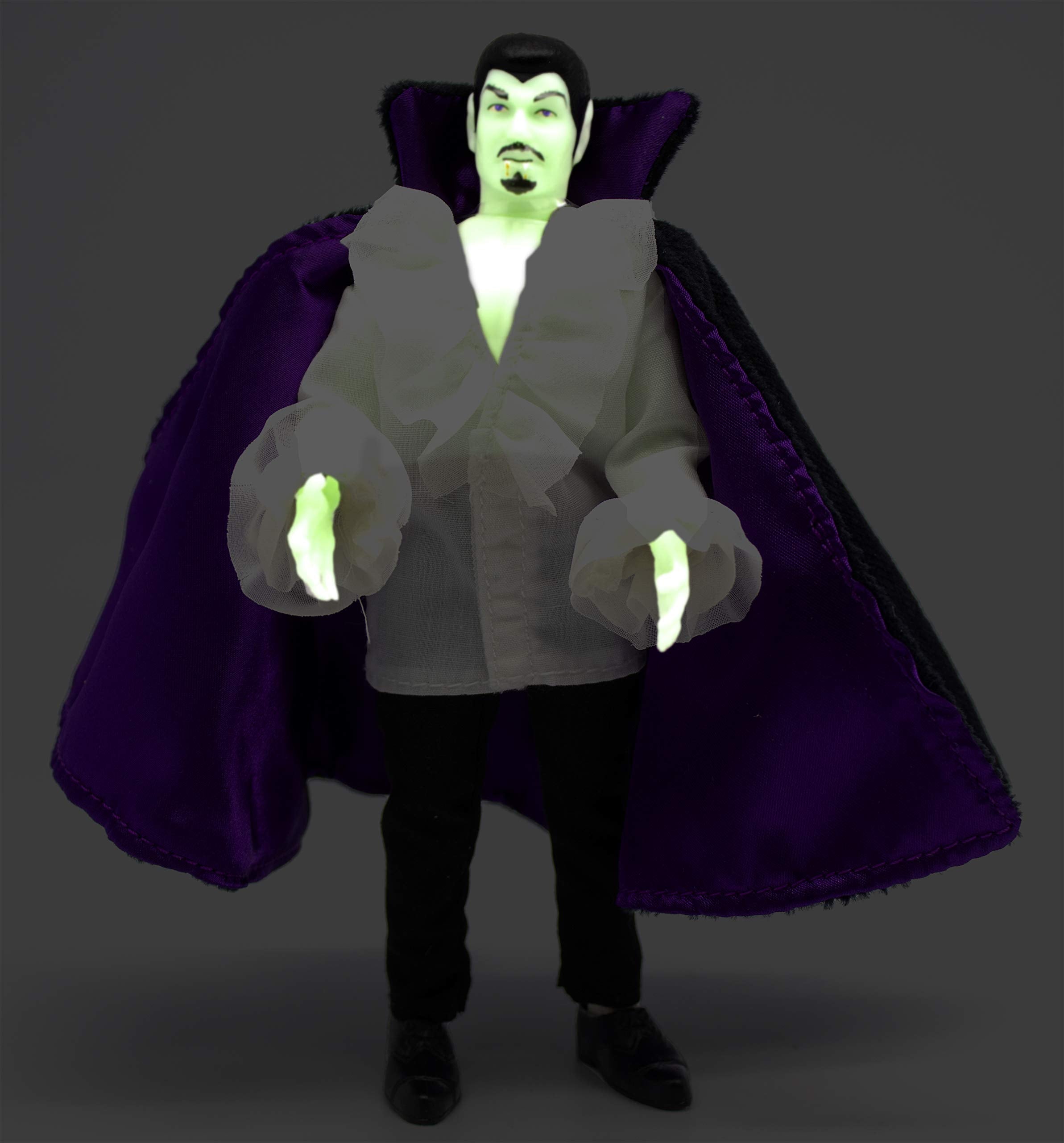 Mego Glow in the Dark Dracula Action Figure – 8" Limited Edition with Purple Cape