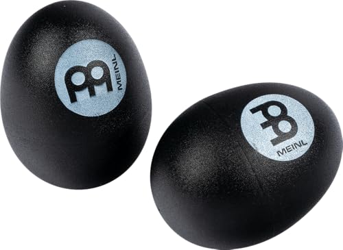 Meinl Percussion ES2-BK Egg Shaker Pair – Black Plastic, 2-Year Warranty