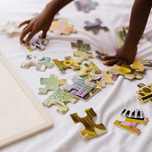 Melissa & Doug African Plains Safari Wooden Jigsaw Puzzle (24 Pieces)