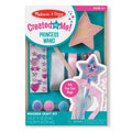 Melissa & Doug Created By Me! Princess Wand Craft Kit – Paint, Gems, Glitter & Ribbons for Kids Ages 4+