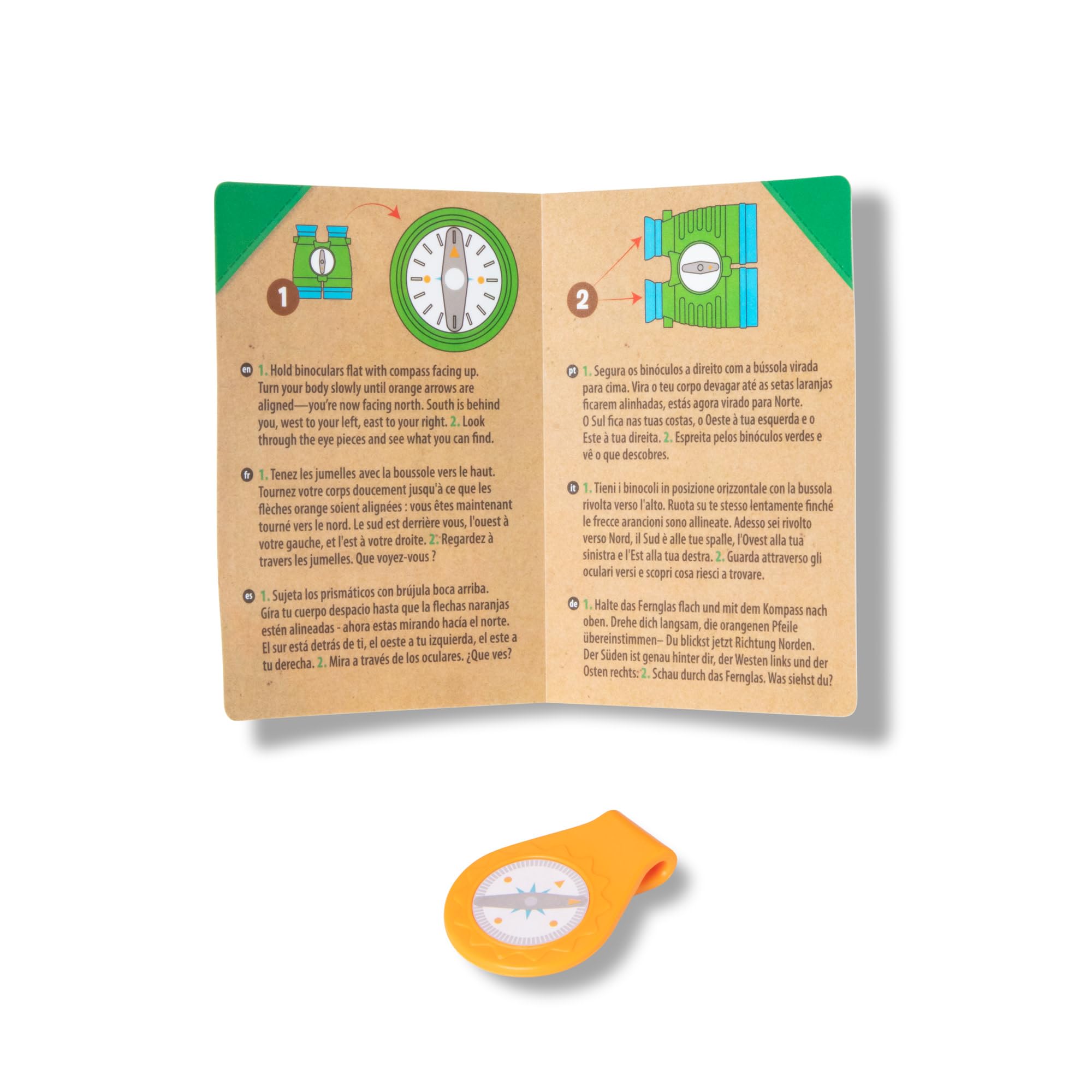 Melissa & Doug Let's Explore Binoculars & Compass Play Set for Kids Ages 3+