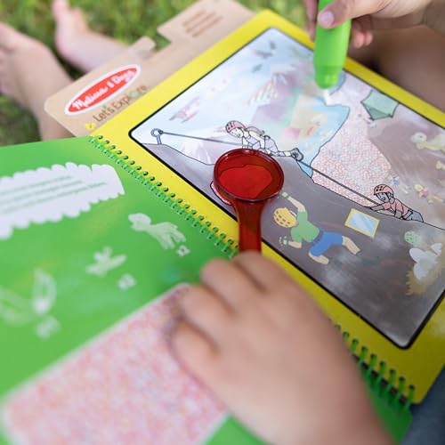 Melissa & Doug Let’s Explore Water Wow! Outdoor Adventure Deluxe Water-Reveal Pad – Reusable Travel Activity for Kids Ages 5-8
