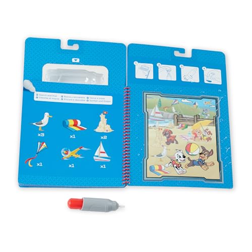 Melissa & Doug PAW Patrol Water Wow! Chase Reusable Water Reveal Activity Pad – 4 Boards & Pen