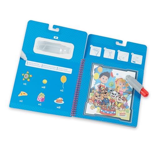 Melissa & Doug PAW Patrol Water Wow! Chase Reusable Water Reveal Activity Pad – 4 Boards & Pen