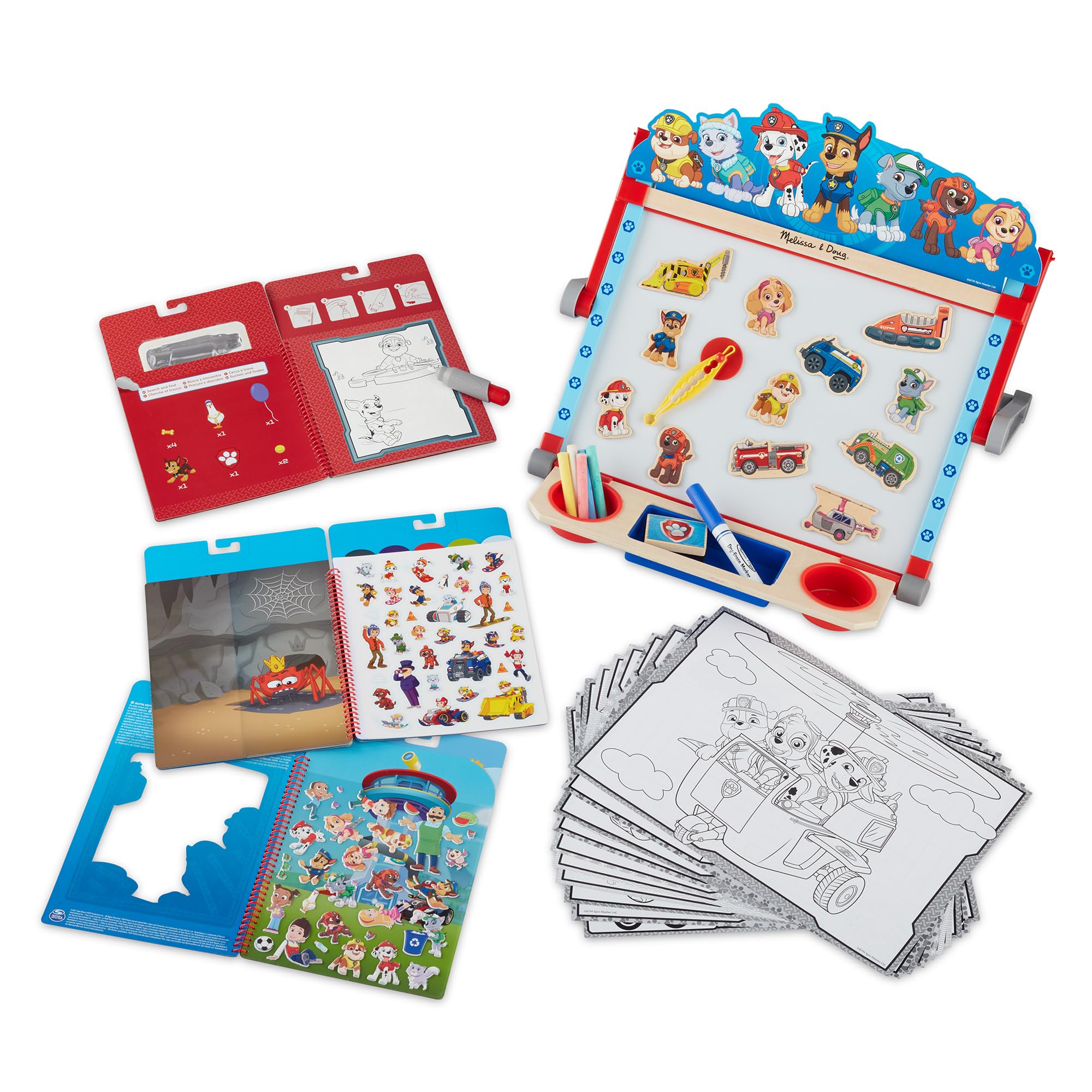 Melissa & Doug PAW Patrol Water Wow! Marshall Activity Pad – Reusable Water Reveal Book for Kids Ages 3+