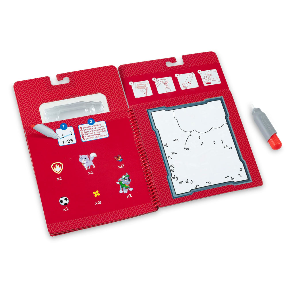 Melissa & Doug PAW Patrol Water Wow! Marshall Activity Pad – Reusable Water Reveal Book for Kids Ages 3+