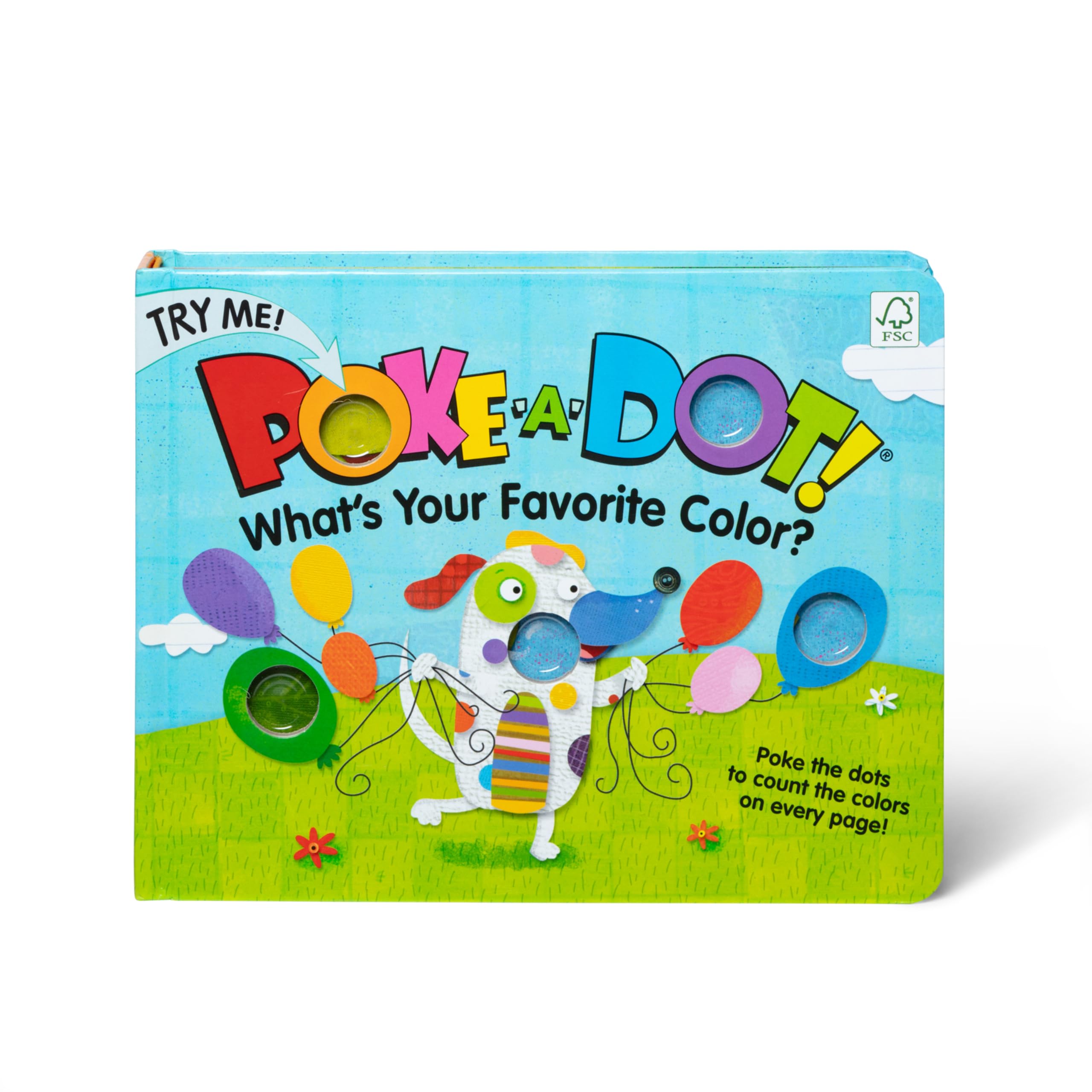 Melissa & Doug Poke-a-Dot! What’s Your Favorite Color? Interactive Children's Board Book
