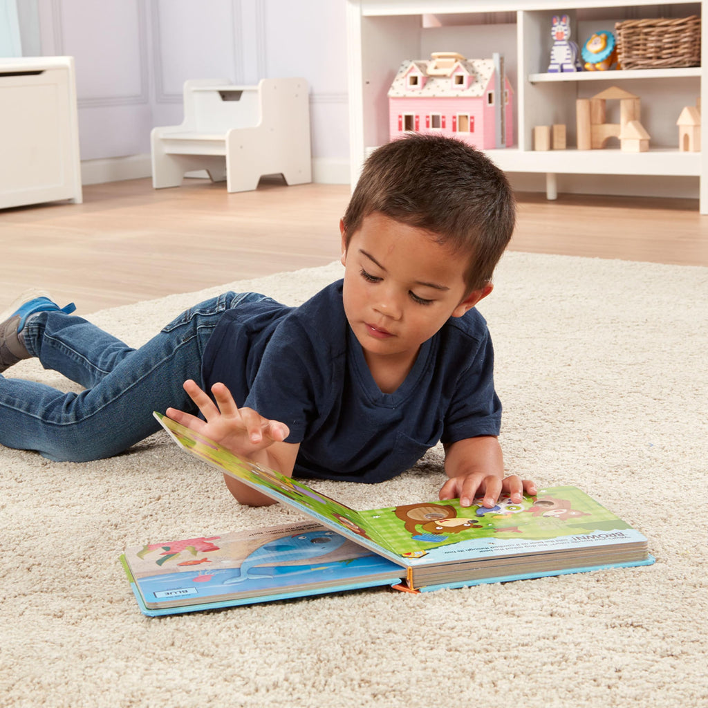 Melissa & Doug Poke-a-Dot! What’s Your Favorite Color? Interactive Children's Board Book