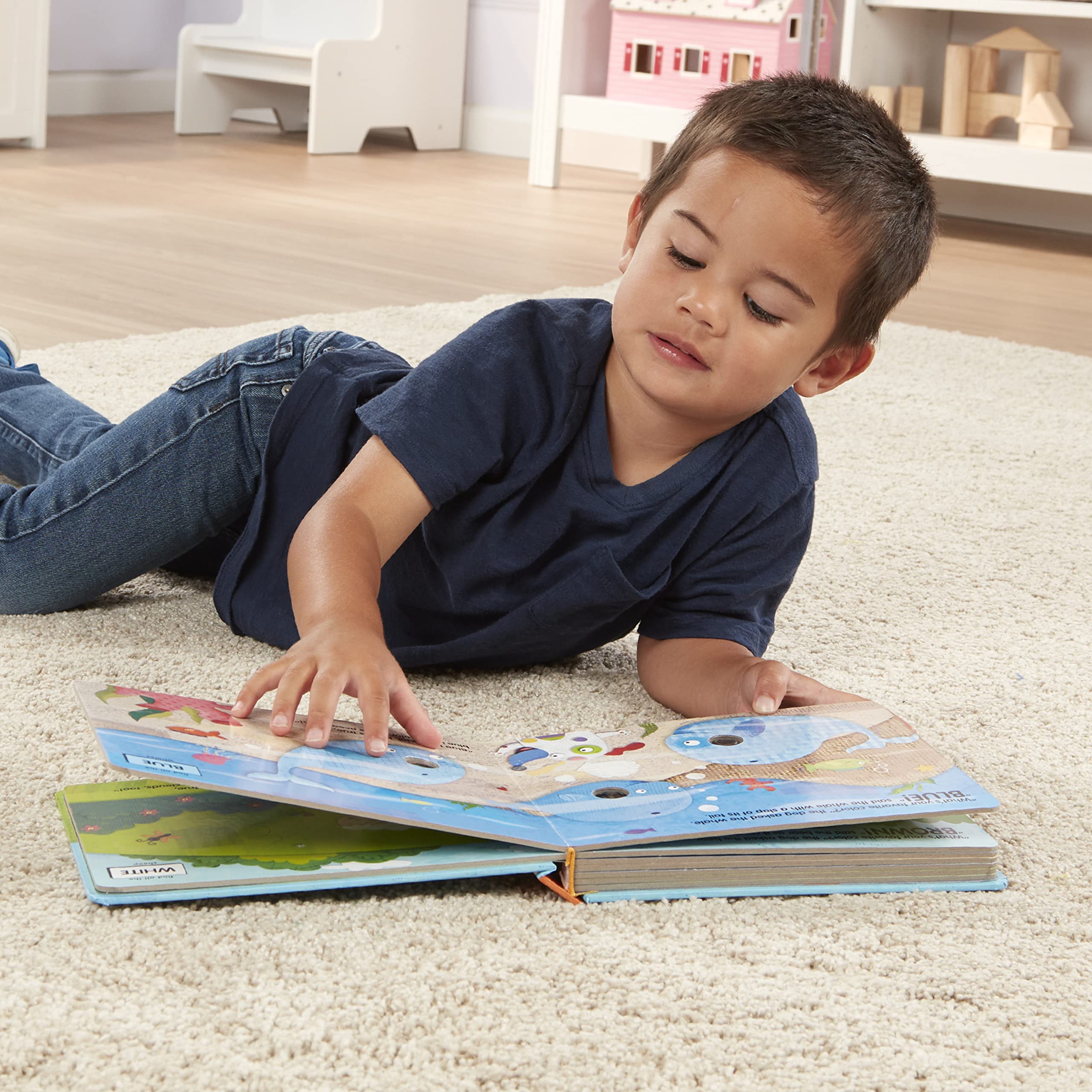 Melissa & Doug Poke-a-Dot! What’s Your Favorite Color? Interactive Children's Board Book