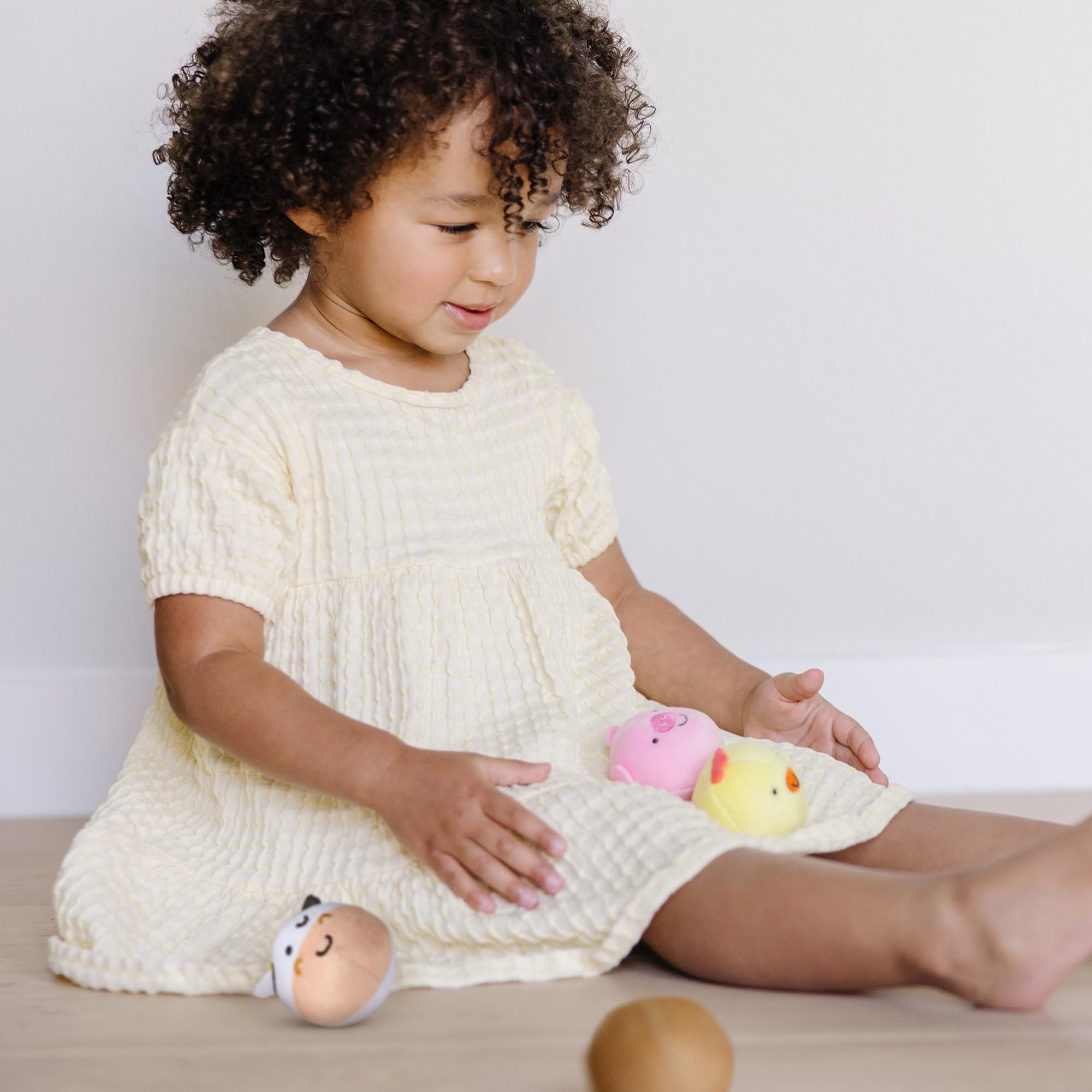 Melissa & Doug Rollables Farm Friends – Soft Farm Animal Toys for Infants & Toddlers (4 Pieces)