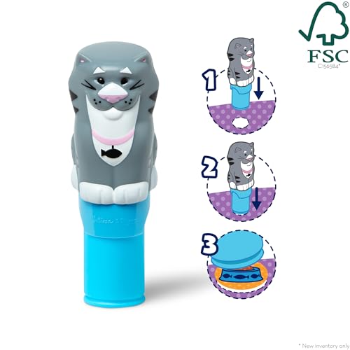 Melissa & Doug Sticker Wow! Cat Activity Pad with 300 Stickers & Stamper | Ages 3+ | FSC Certified