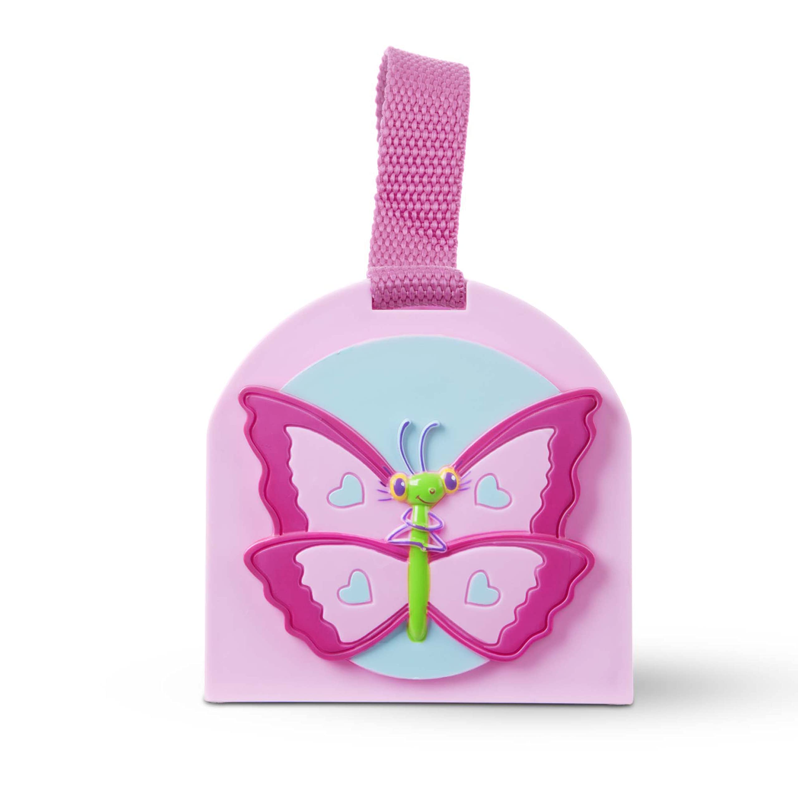 Melissa & Doug Sunny Patch Cutie Pie Butterfly Bug House – Outdoor Toy with Handle and Easy-Access Door for Kids 3+