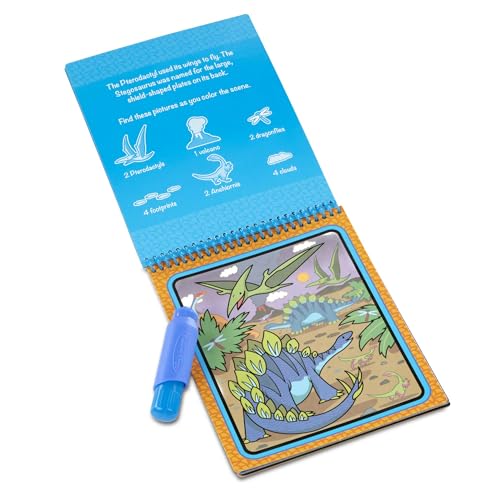 Melissa & Doug Water Wow! Dinosaur Reusable Water Reveal Activity Pad for Kids Ages 3-7