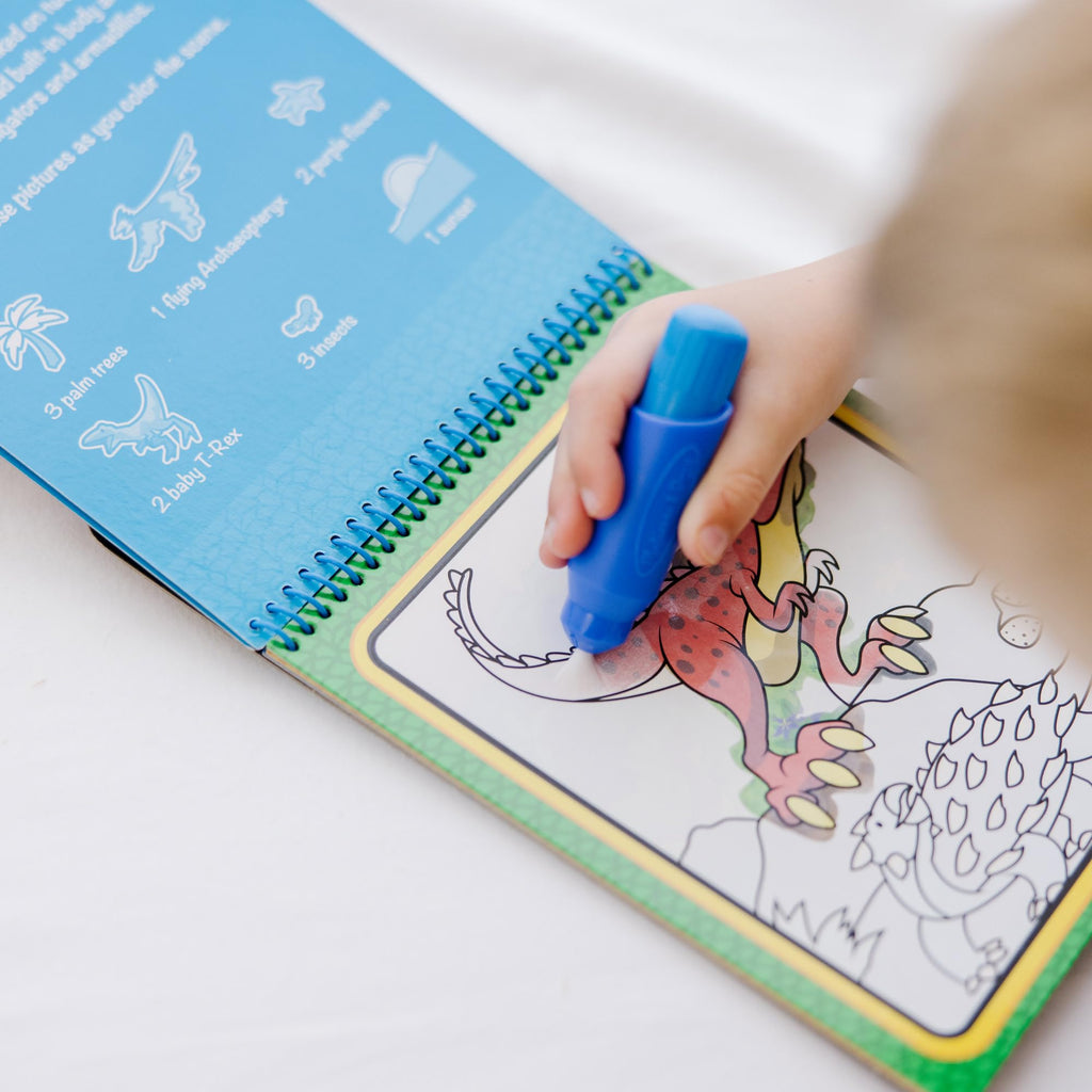 Melissa & Doug Water Wow! Dinosaur Reusable Water Reveal Activity Pad for Kids Ages 3-7