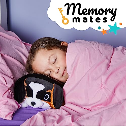 MEMORY MATES Bernie the Bernese Dog Memory Foam Pillow Plush – 15" Stuffed Animal with Hidden Journal Pocket