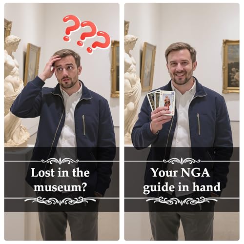 merryhome Arts of Playing Cards with QR Audio Guides - The National Gallery of Art x Discover Art & Play Cards | 54 Masterpieces | Museum Deck