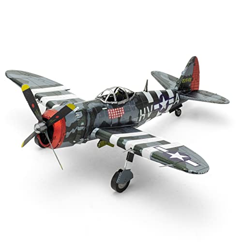 Metal Earth P-47 Thunderbolt 3D Metal Model Kit – 2 Sheet Moderate Difficulty 1:94 Scale