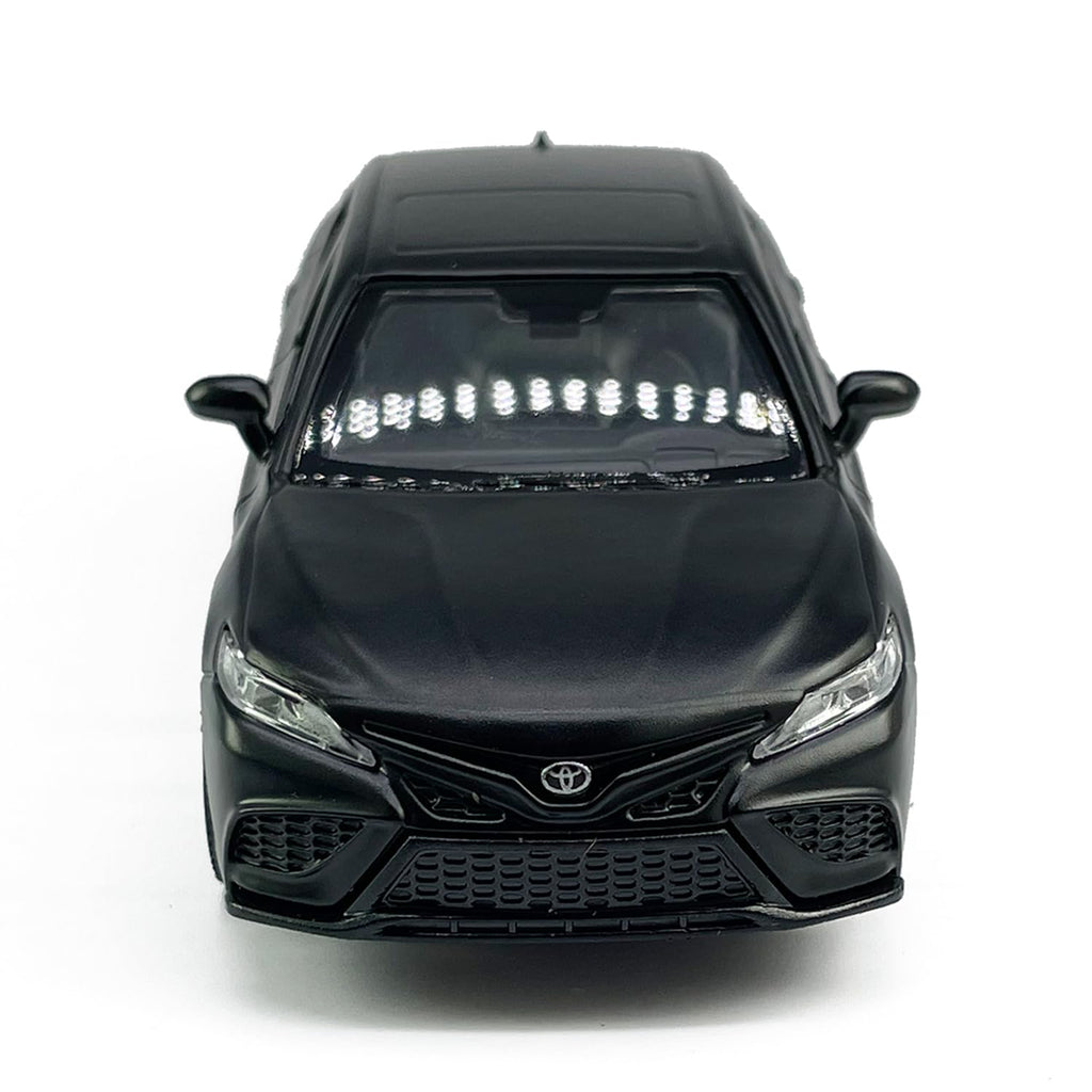 Metanyl 1/36 Scale Camry XSE 2022 Diecast Car – Matt Black, Pull Back, Opening Doors