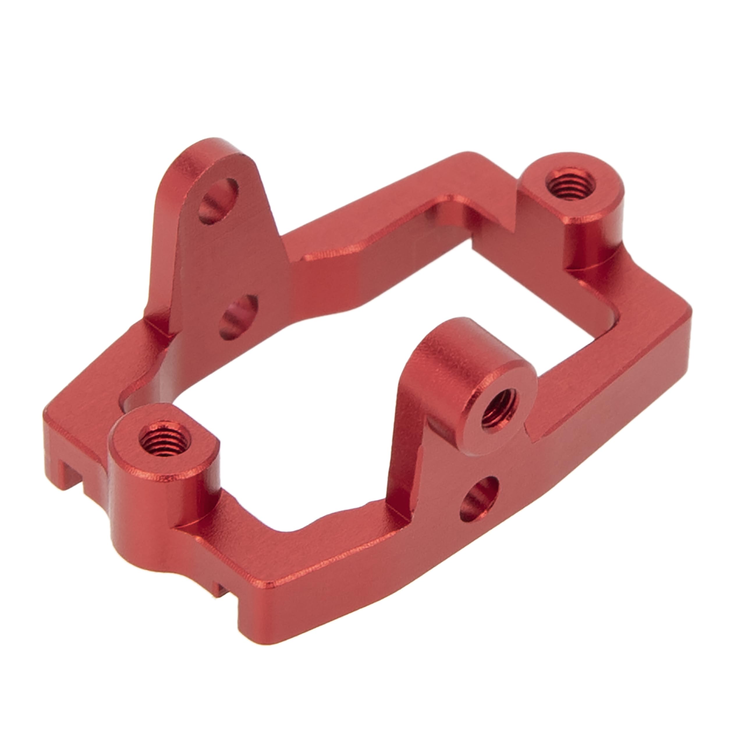 MEUS RACING Aluminum Servo Mount for TRX4M 1/18 RC Crawler - Red Anodized Upgrade Part