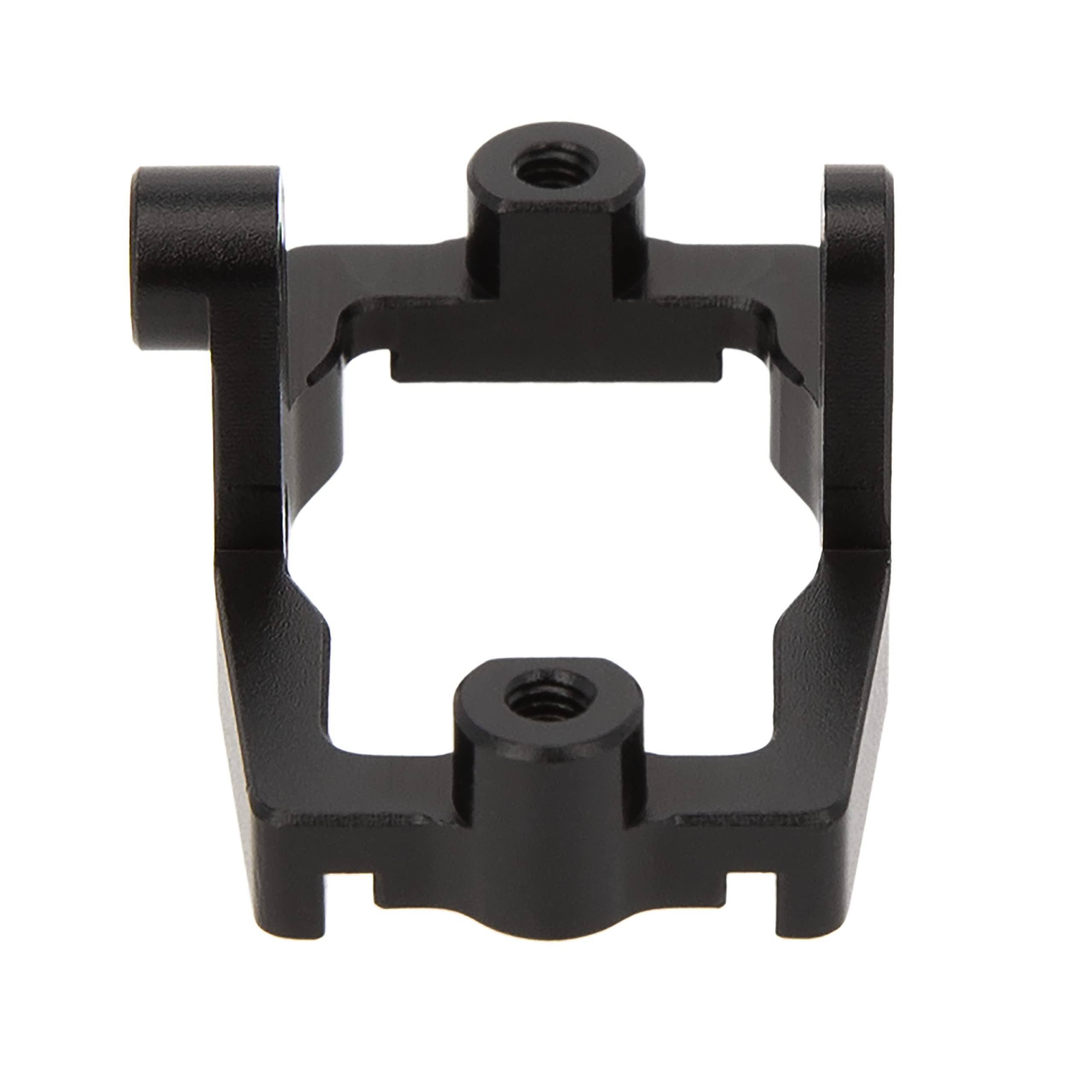 MEUS RACING Aluminum Servo Mount for TRX4M 1/18 RC Crawler – Black CNC Upgrade for Stock Frame