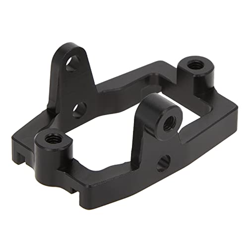 MEUS RACING Aluminum Servo Mount for TRX4M 1/18 RC Crawler – Black CNC Upgrade for Stock Frame