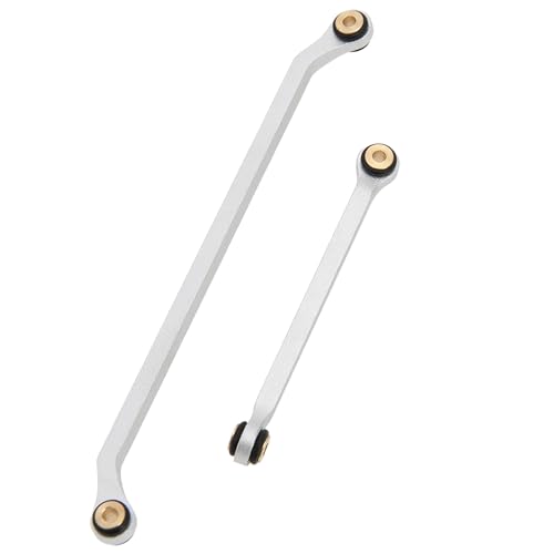MEUS RACING Ascent-32 Silver Chassis Links for Redcat 1/32 RC Crawler Upgrades