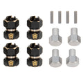 MEUS RACING Brass Wheel Spacer 10mm (6mm Offset) for TRX4M, Ascent-18, SCX24 1/18 RC Crawler