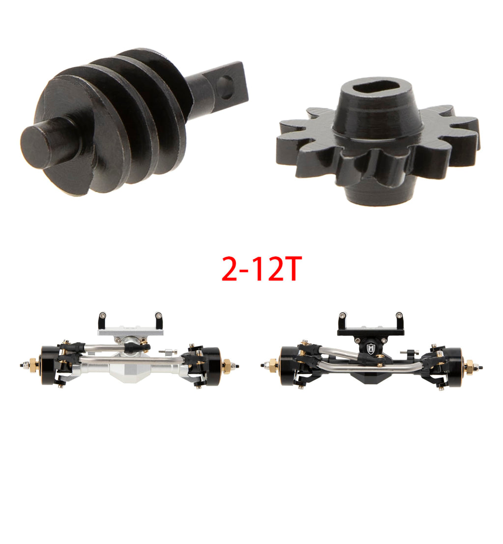 MEUS Racing Helical Differential Gears 2-12T for SCX24 Axles Upgrade
