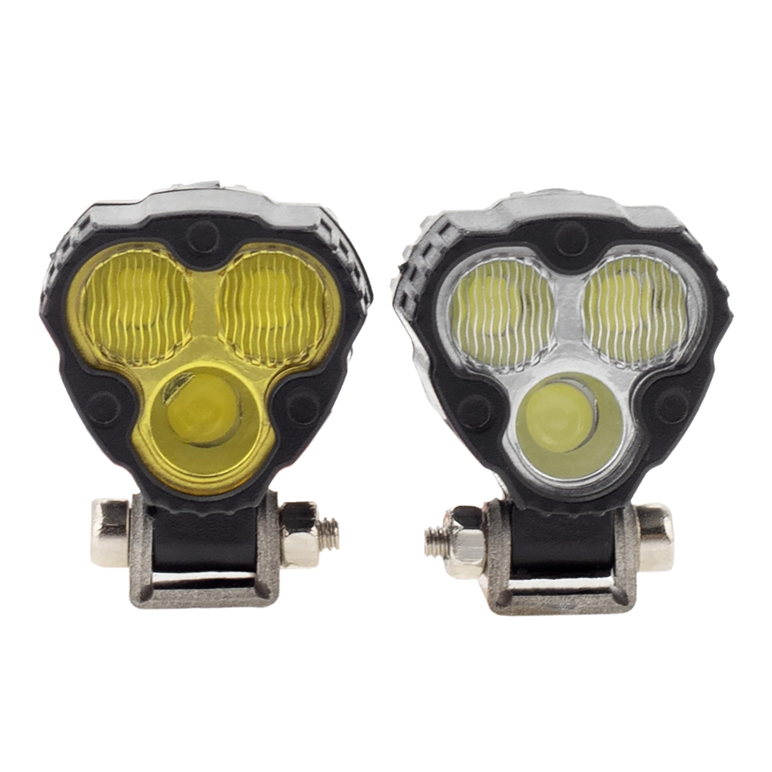 MEUS RACING LED Light Kit for 1/18 1/24 RC Crawlers – 2 Spotlights with Remote Control