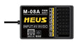 MEUS Racing M-08A 2.4GHz 8CH RC Receiver – Long Range with Voltage Telemetry for RC Cars/Trucks