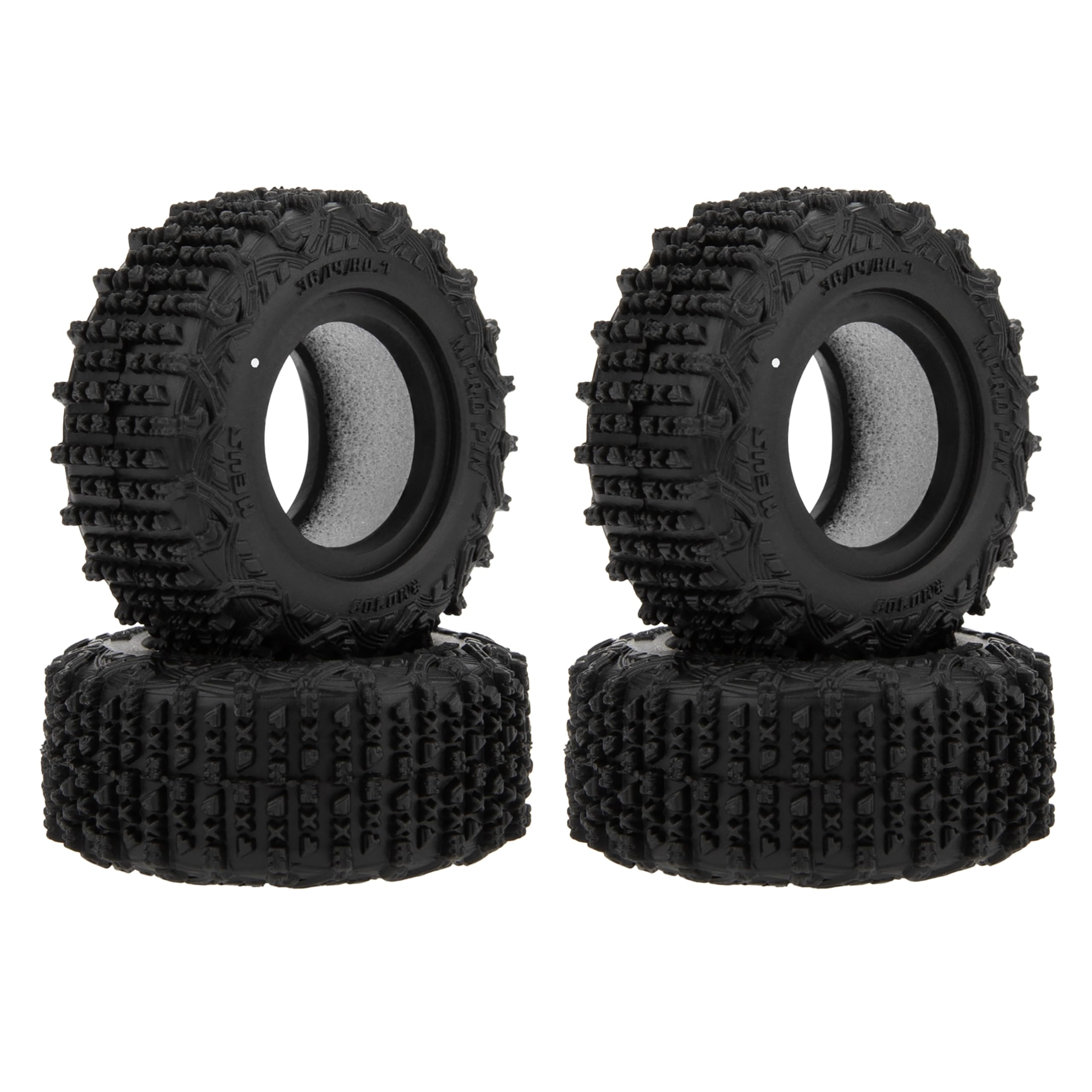 MEUS RACING MS6 MPRO Pin Crawler Tires – 0.7" Beadlock Compatible for 1/30–1/32 RC Crawlers (M0703)