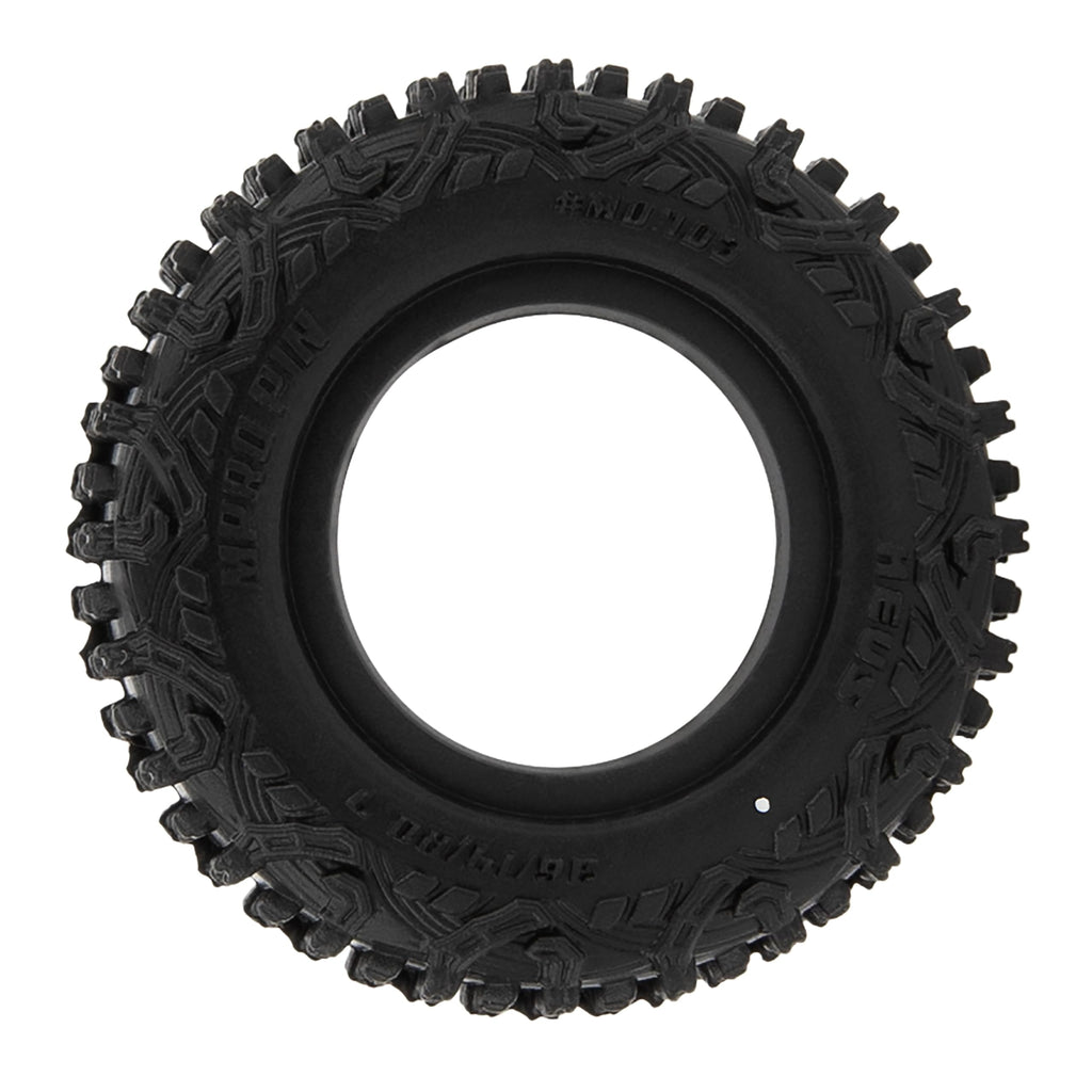 MEUS RACING MS6 MPRO Pin Crawler Tires – 0.7" Beadlock Compatible for 1/30–1/32 RC Crawlers (M0703)