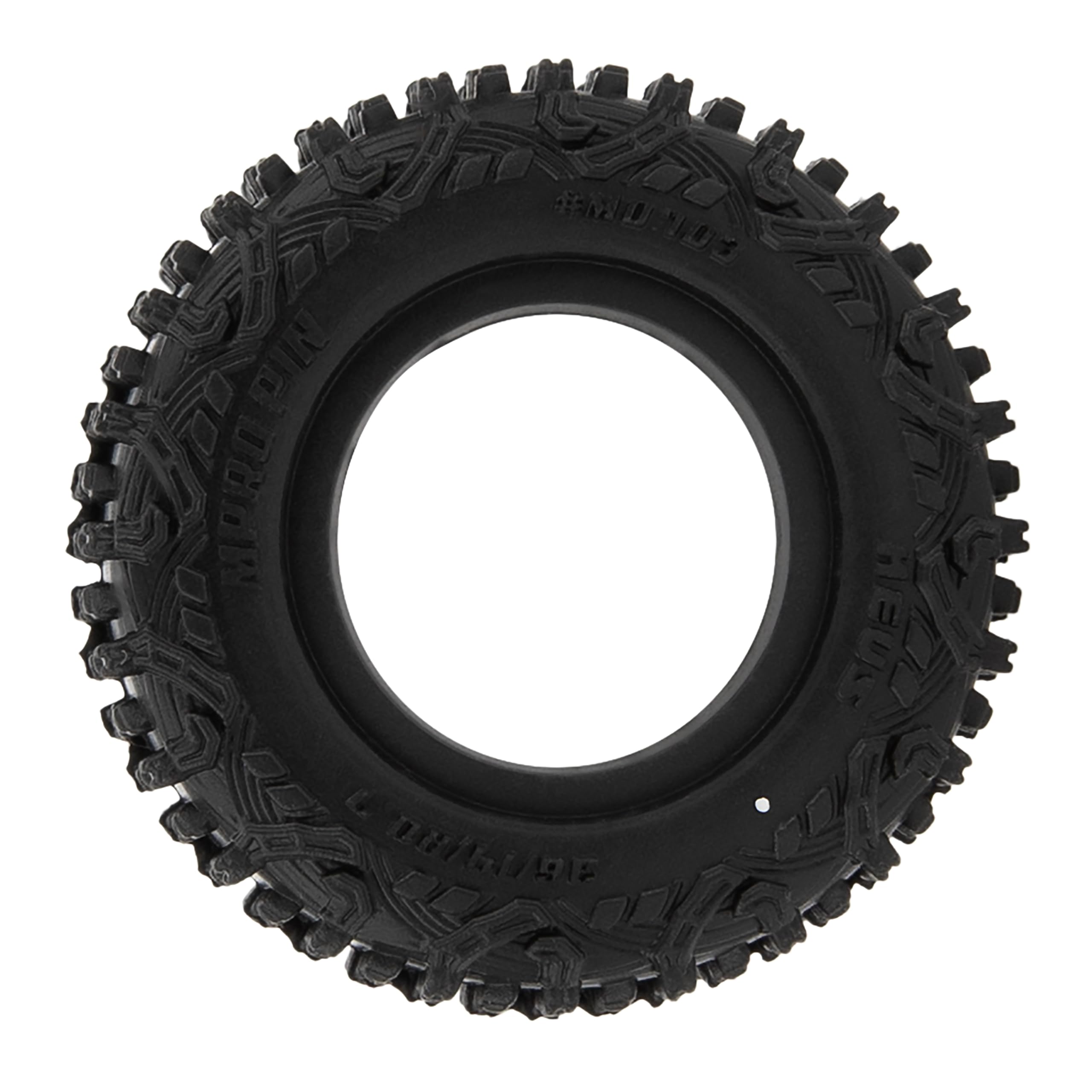 MEUS RACING MS6 MPRO Pin Crawler Tires – 0.7" Beadlock Compatible for 1/30–1/32 RC Crawlers (M0703)