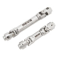 MEUS RACING SCX30 Adjustable Driveshaft Set for 1/30 Axial SCX30 RC Crawler (Silver)