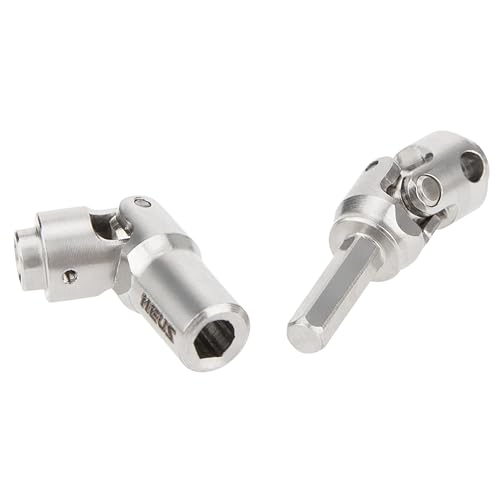 MEUS RACING SCX30 Adjustable Driveshaft Set for 1/30 Axial SCX30 RC Crawler (Silver)