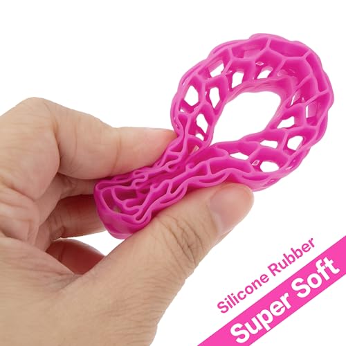 MEUS RACING Super Soft Silicone Rubber Inserts for 1.3" RC Crawler Tires (Rose Red) - 68-72mm OD