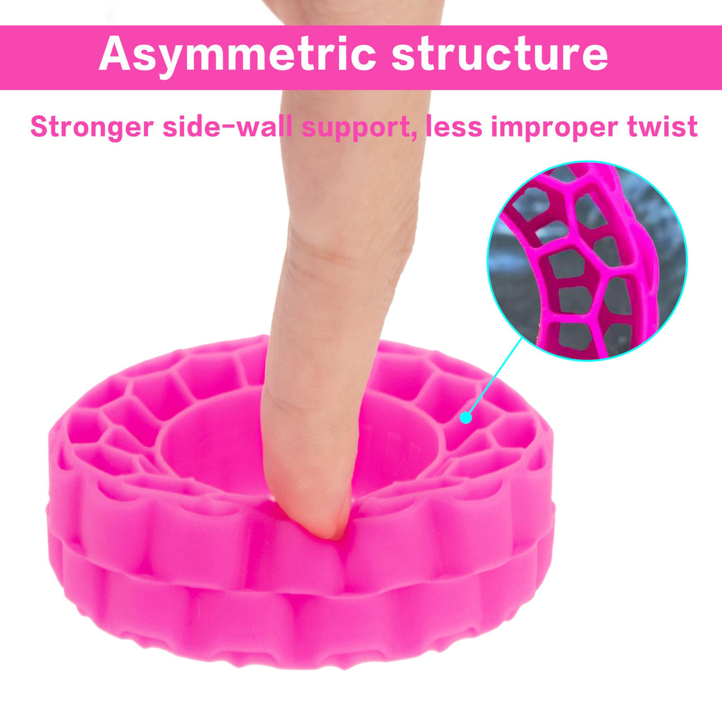 MEUS RACING Super Soft Silicone Rubber Inserts for 1.3" RC Crawler Tires (Rose Red) - 68-72mm OD
