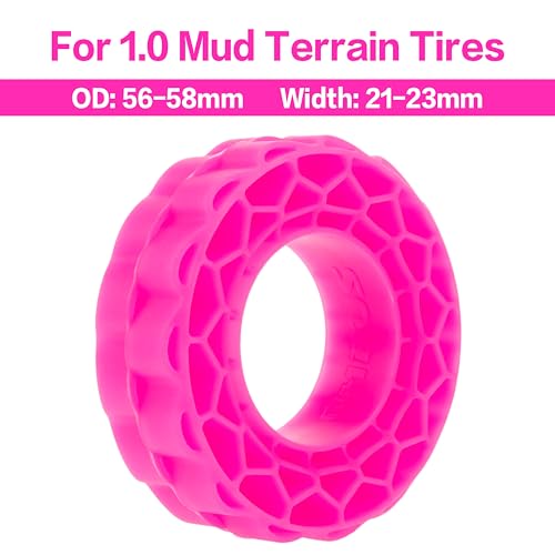 MEUS RACING Super Soft Silicone Rubber Inserts for 56-58mm 1.0" Tires (Super Soft)