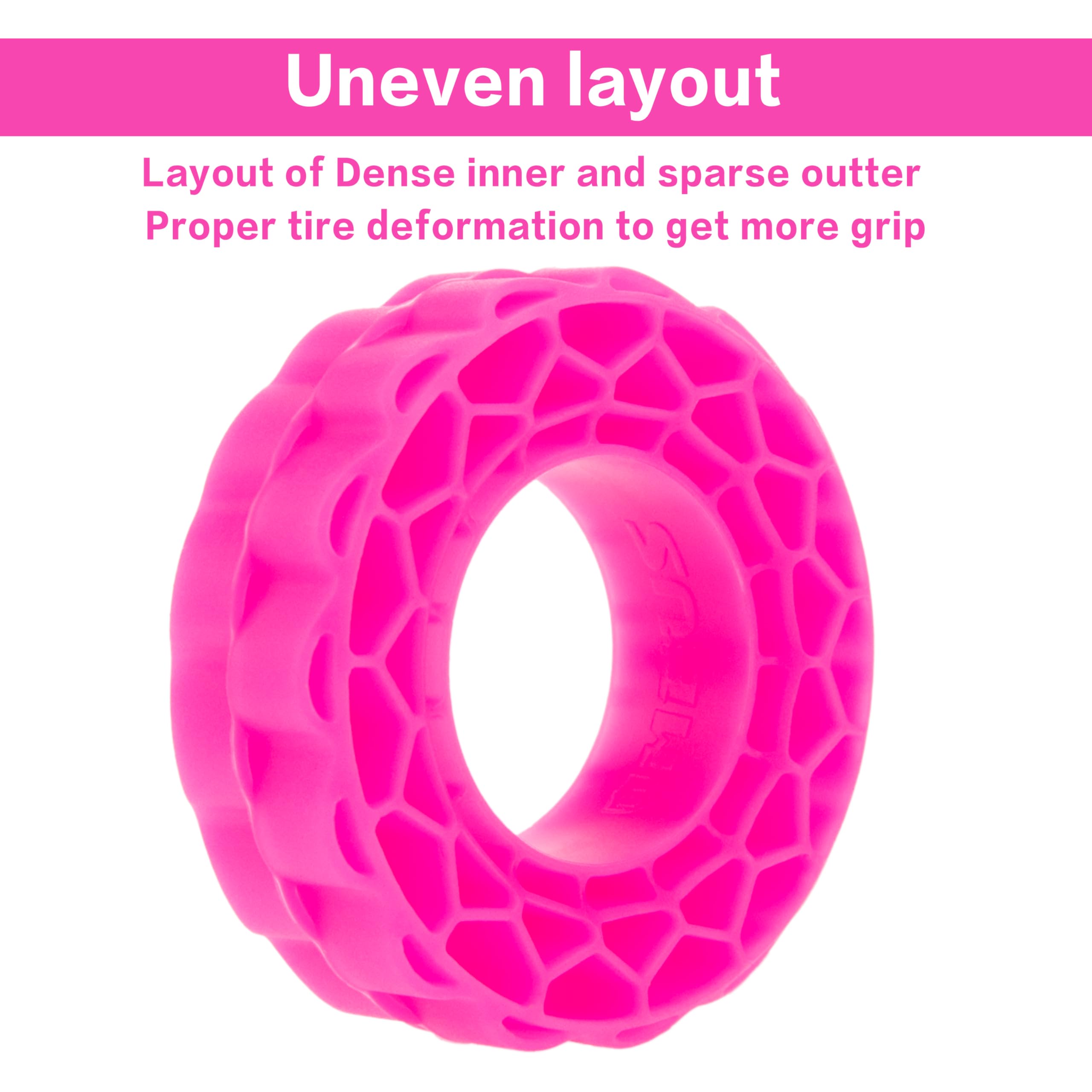 MEUS RACING Super Soft Silicone Rubber Inserts for 56-58mm 1.0" Tires (Super Soft)
