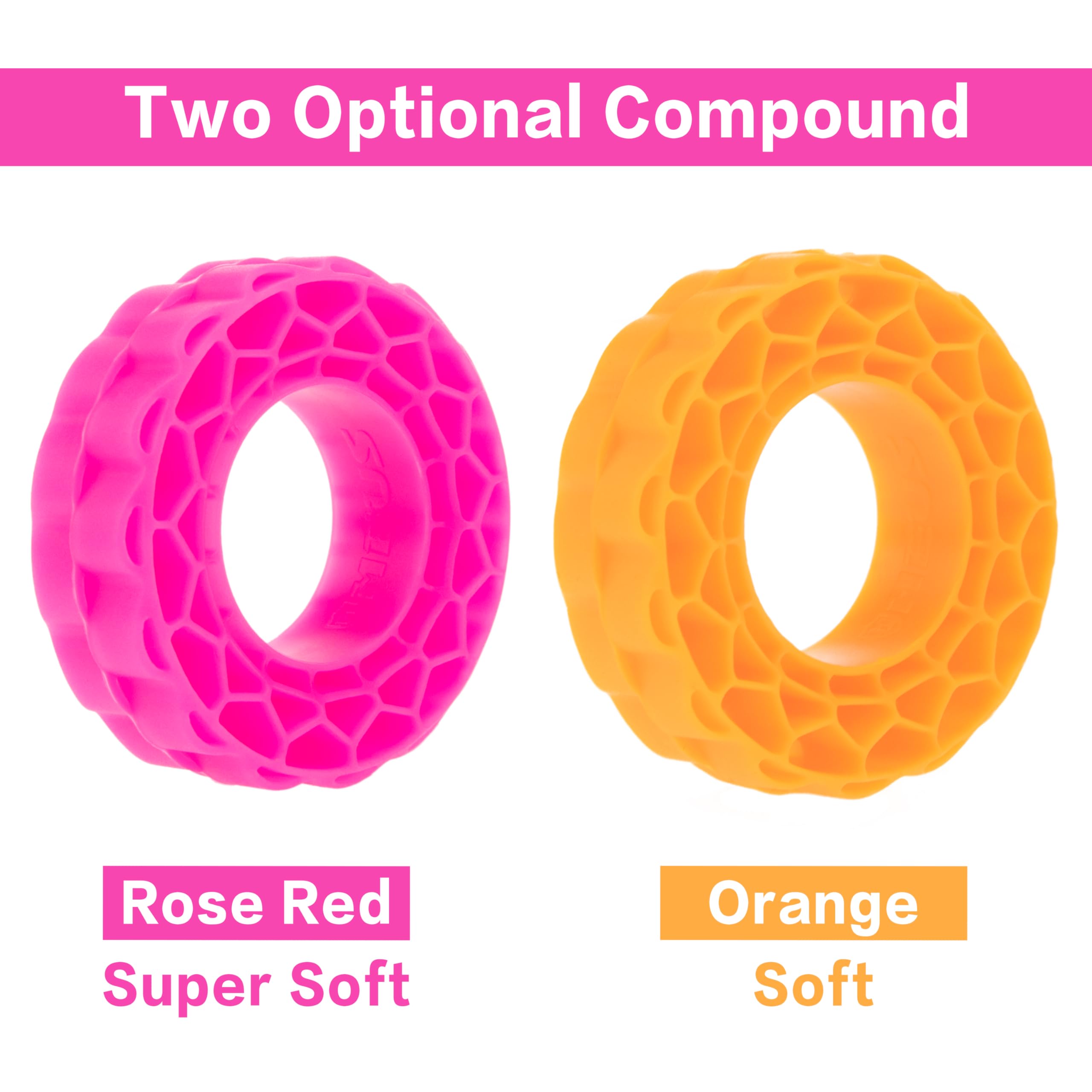 MEUS RACING Super Soft Silicone Rubber Inserts for 56-58mm 1.0" Tires (Super Soft)