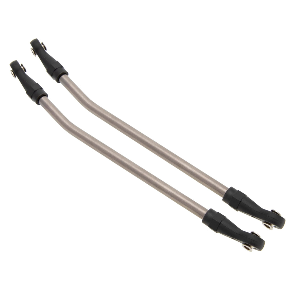 MEUS RACING Titanium Chassis Links Kit for 1/10 RC Crawlers (120mm) - Compatible with TRX4, SCX10, CCO1, Gen8