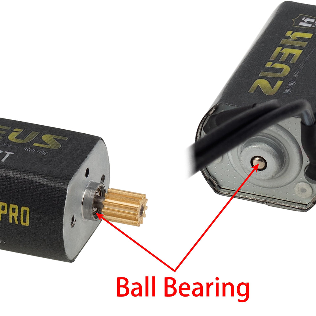 MEUS RACING TRX4M 44T 180 Pro Brushed Motor with Brass Pinion Gear for 1/18 RC Crawlers
